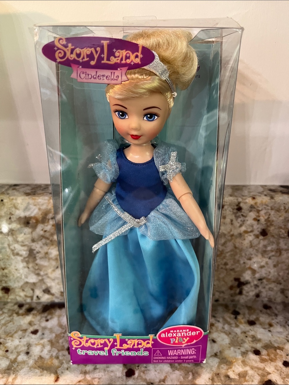 Madame Alexander Play StoryLand travel friends “Cinderella” Doll NIB